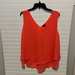 Torrid Salmon Sleeveless Blouse